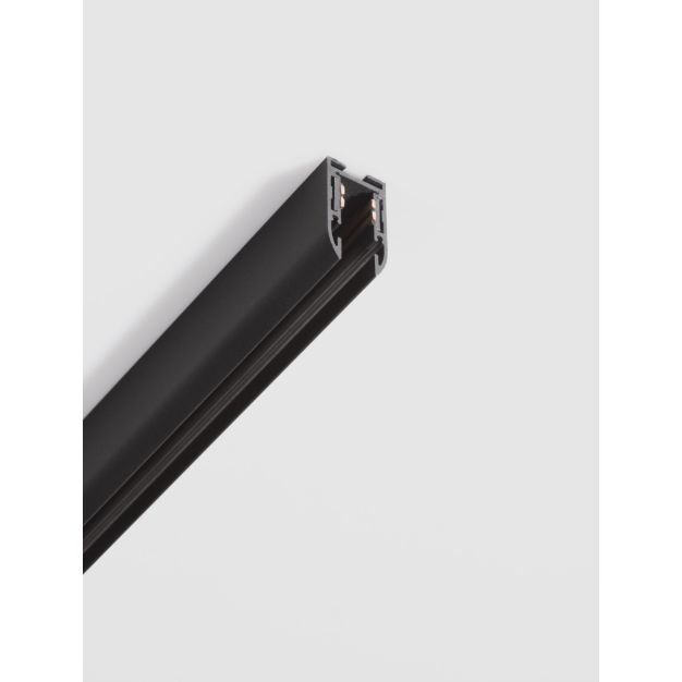 Nova Luce Ultra Slim - rail magnétique en saillie - 200 cm - noir
