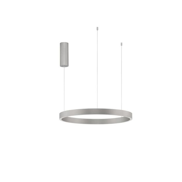Nova Luce Elowen - lampe suspendue - Ø 60 x 150 cm - 60W dimmable LED inclus - silver
