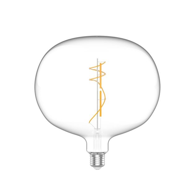 Daylight Italia Lampe LED Ellipse - Ø 22 x 23,5 cm - E27 - 10W dimmable - 2700K - transparent