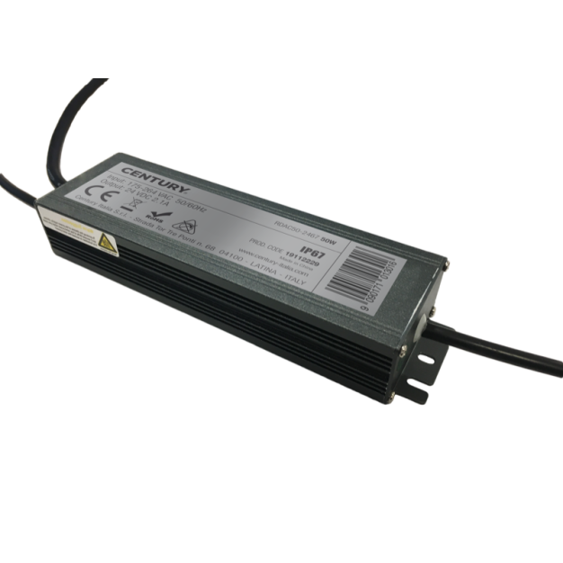 Century Italia Alimentatori - Driver LED - 24Vdc/230V - IP67 - 50W - non dimmable