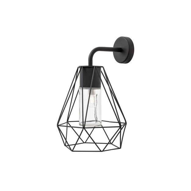 Nova Luce Isidora - applique d'extérieur - 25 x 27 x 40 cm - IP54 - noir