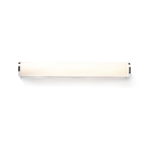 Faro Danubio - applique murale - 57,5 x 8 x 9 cm - 18W LED inclus - IP44 - chrome brillant