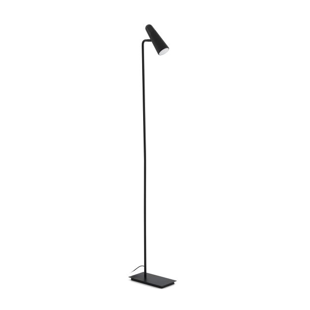 Faro Lao - lampadaire - 122 cm - 4W LED inclus - noir mat