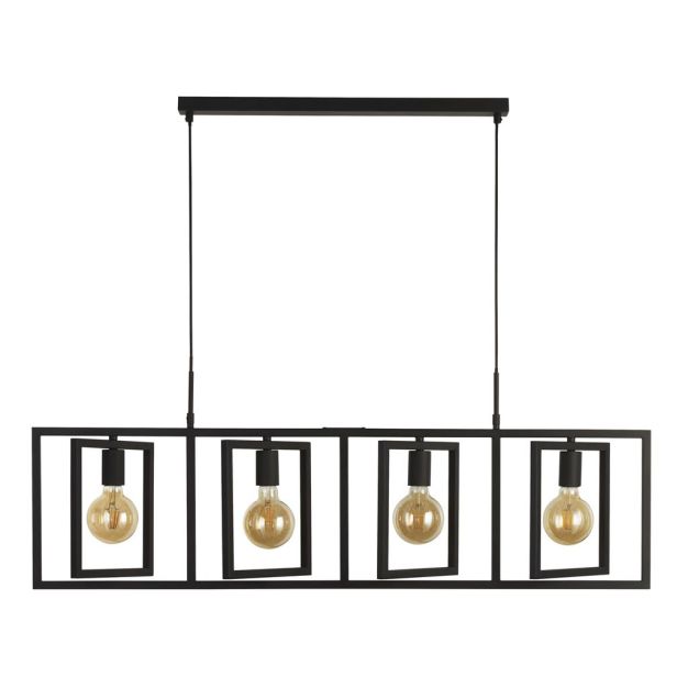 Searchlight Plaza - lampe suspendue - 114 x 150 cm - noir mat