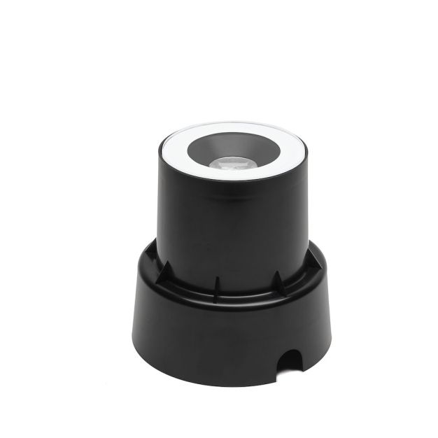 Konstsmide Hip - spot extérieur - Ø 13,5 x 14,5 cm - 6W LED inclus - IP65 - noir