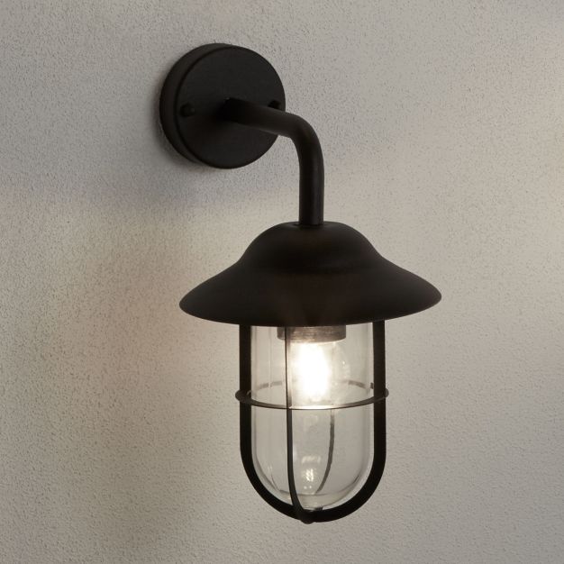 Searchlight Toronto - applique d'extérieur - 17 x 31 cm - IP44 - noir mat