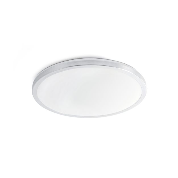 Faro Foro - plafonnier - Ø 36 x 9 cm - 24W LED inclus - IP44 - aluminium