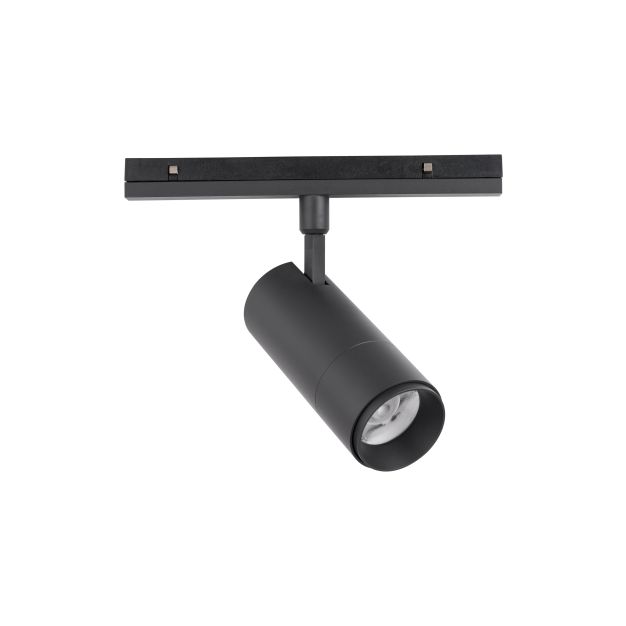 Nova Luce Buxton L - spot pour système de rail magnétique - 24,5 x 6,5 x 21 cm - 20W TRIAC LED dimmable inclus - noir sable