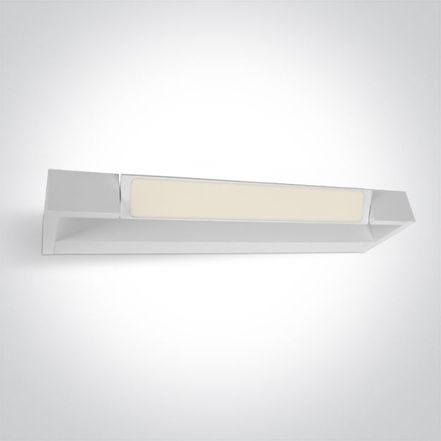ONE Light Mirror Lights Adjustable - lumière miroir - 40 x 4 x 10 cm - 12W LED inclus - IP44 - blanc