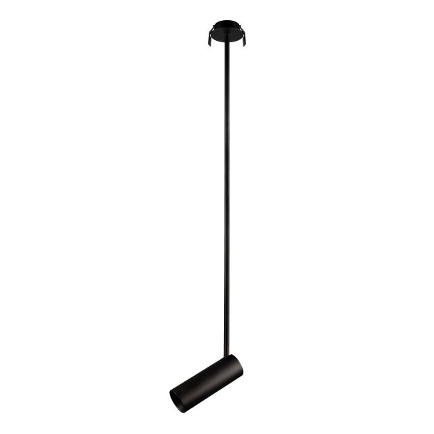 Nova Luce Brando - lampe suspendue - Ø 6 x 85 cm - noir