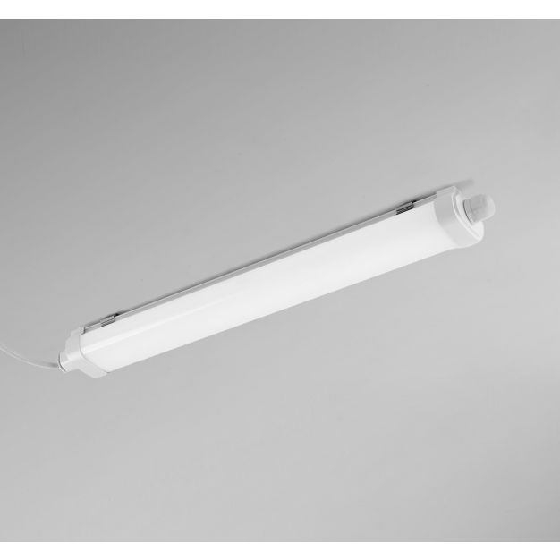 Century Italia Prima - plafonnier - 63 x 8,2 x 4,9 cm - 30W LED inclus - IP65 - blanc