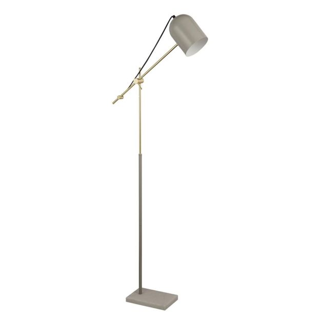Searchlight Odyssey - lampadaire - 59 x 149 cm - gris et or