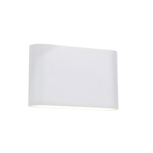 Nova Luce Soho - applique murale extérieure - 18,5 x 3 x 10 cm - 2 x 5W LED inclus - IP54 - blanc