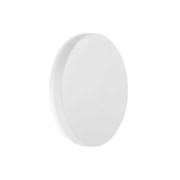 Nova Luce Suite - applique murale extérieure - Ø 15 x 5 cm - 10W LED inclus - IP54 - blanc