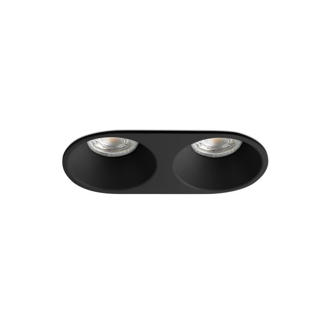 Faro Gas - spot encastré - 176 x 86 mm, 168 x 78 mm encastré - noir mat