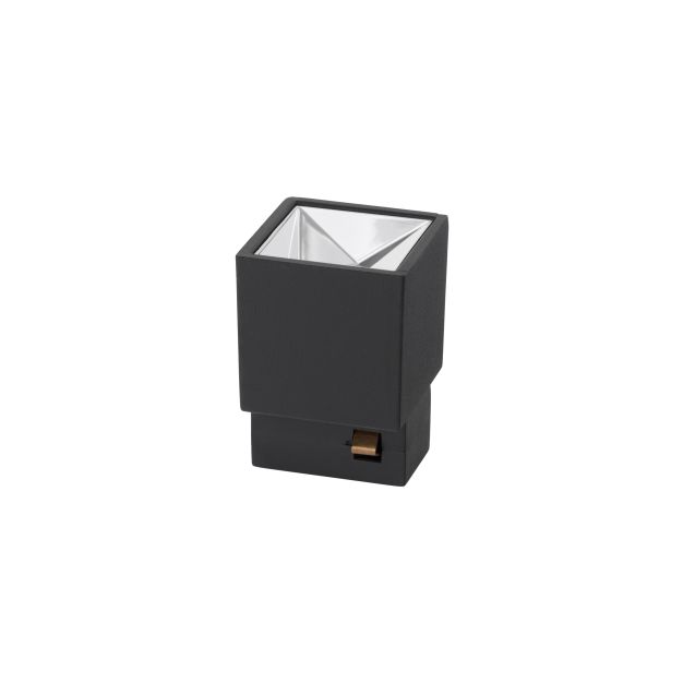 Nova Luce Buxton L - luminaire sur rail magnétique - 3,6 x 3,6 x 5,1 - 2,5W LED inclus - noir
