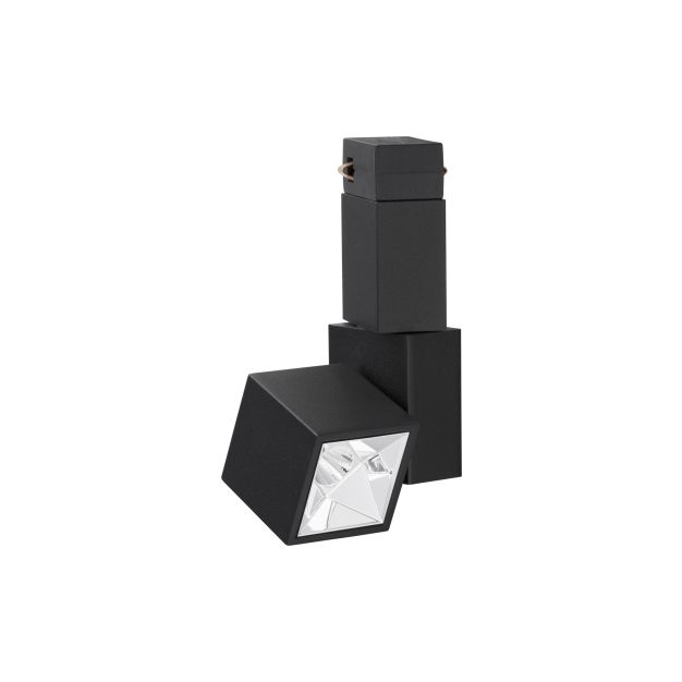 Nova Luce Buxton L - luminaire sur rail magnétique - 3,6 x 5,7 x 10,5 - 2,5W LED inclus - noir