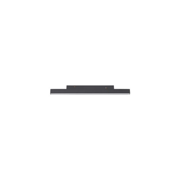 Nova Luce Ultra Slim - luminaire sur rail - 30 x 3,4 x 1,1 cm - 15W LED inclus - couleur de lumière blanc chaud - noir