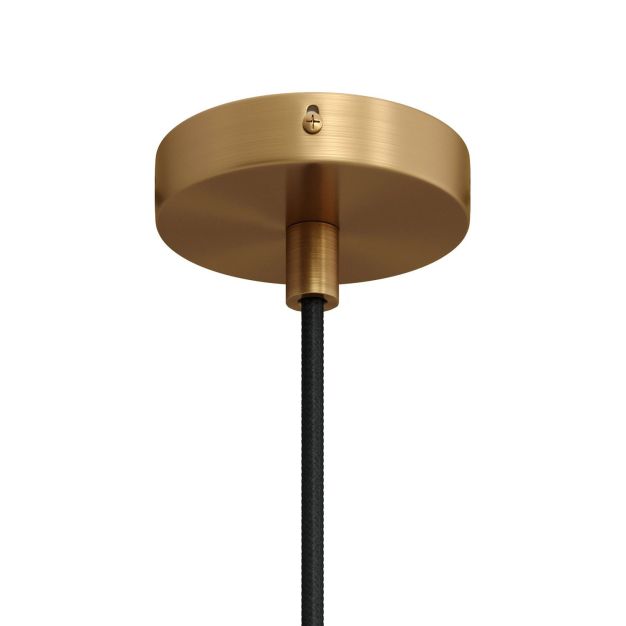 Creative Cables Mini - rosace de plafond - Ø 8,3 x 2,5 cm - bronze brossé