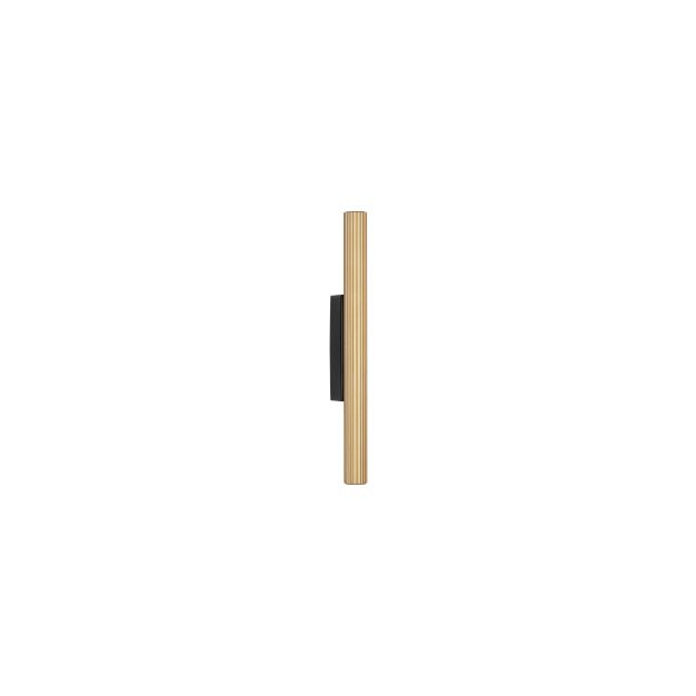 Nova Luce Paron - applique murale - 2,5 x 30 x 7 cm - 11W LED inclus - noir sablé et or
