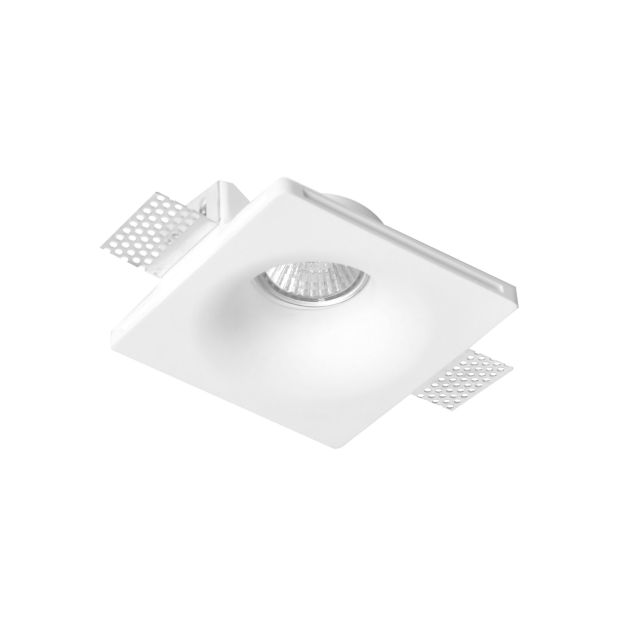 Nova Luce Tobia - spot encastré - 120 x 120 mm, 125 x 125 mm format encastré - plâtre blanc