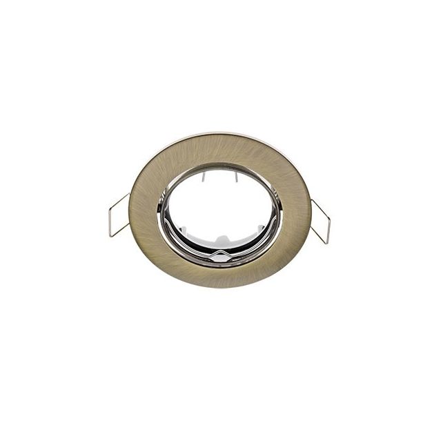 Elmark SA - spot encastré - Ø 84 mm, Ø 75 mm encastré - bronze antique
