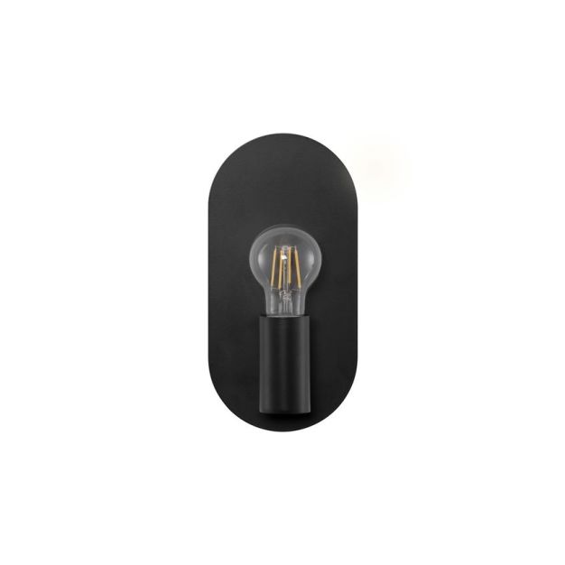 Nova Luce Royal - applique murale - 12,5 x 10 x 25 cm - noir