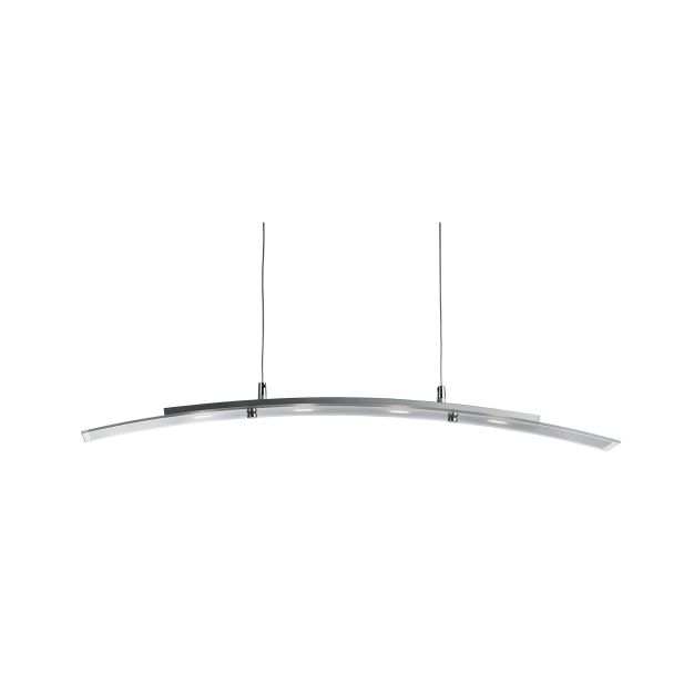 Searchlight LED Bar Lights - lampe suspendue - 80 x 8 x 150 cm - 20W LED dimmable inclus - silver