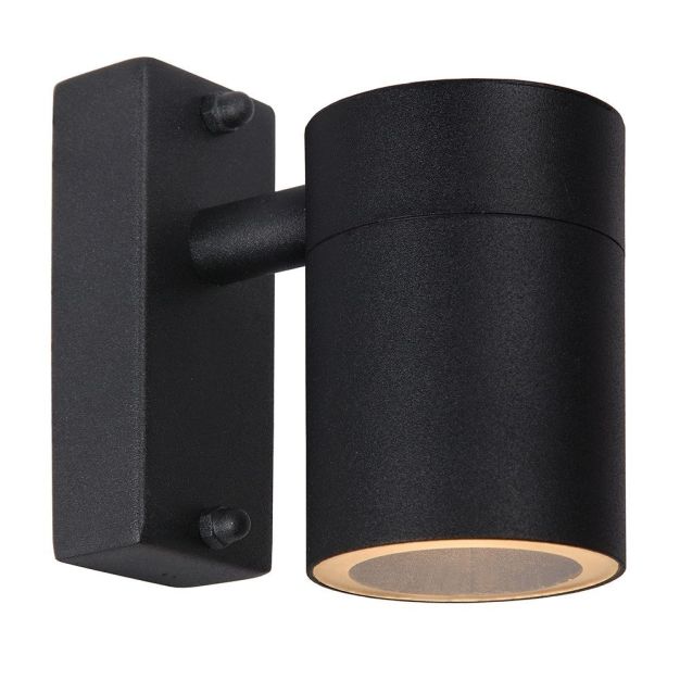 Lucide Arne - applique murale extérieure - 6,3 x 12 x 11,7 cm - 5W LED inclus - IP44 - noir