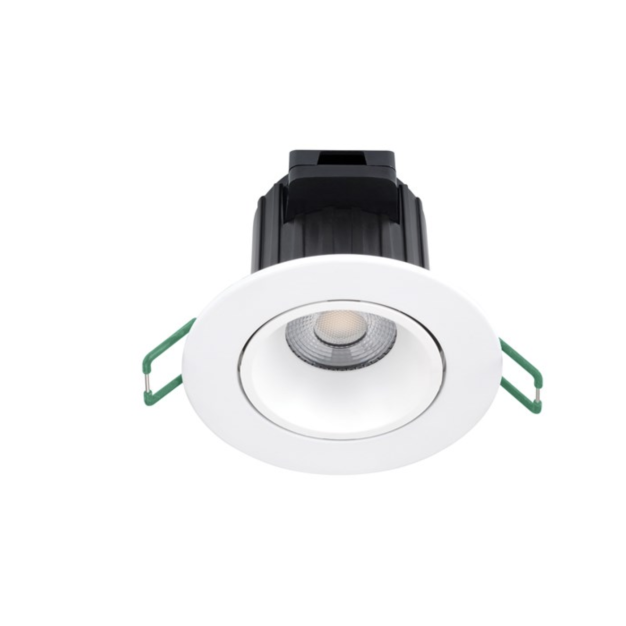 Sylvania Start Spot - spot encastré - Ø 86 mm, 72mm encastré - 9W LED dimmable inclus - IP44 - blanc