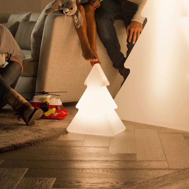 New Garden Pinus 40 - lampadaire - 30 x 40 x 19 cm - 7W LED inclus - blanc