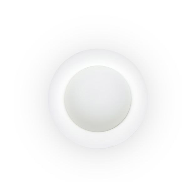 Faro Side - applique murale/plafonnier - Ø 45 x 12 cm - 17W LED inclus - blanc mat