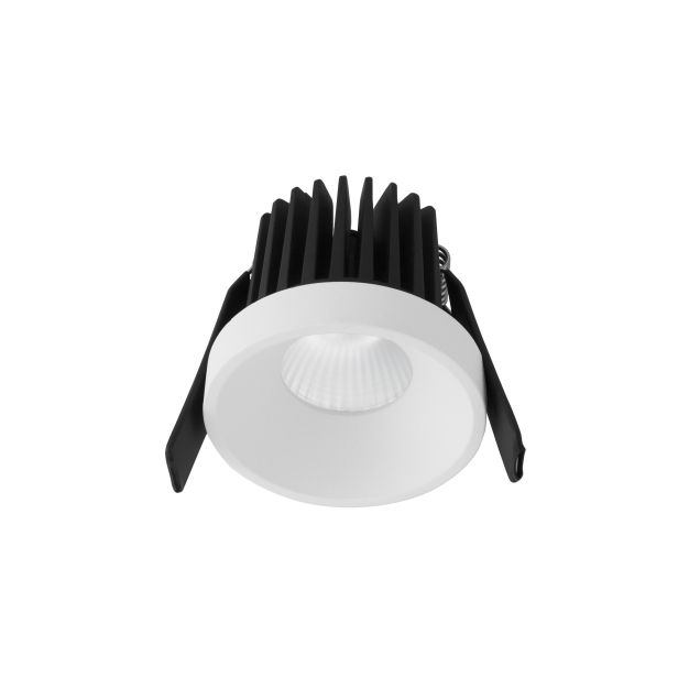 Nova Luce Petit - spot à encastrer - Ø 62 mm, Ø 55 mm à encastrer - 9W LED inclus - IP42 - blanc sable