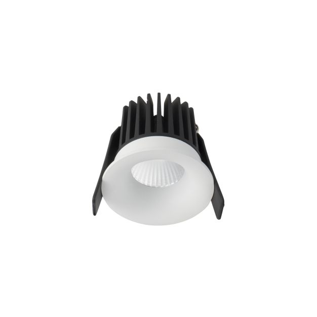 Nova Luce Petit - spot à encastrer - Ø 62 mm, Ø 55 mm à encastrer - 9W LED inclus - IP42 - blanc sable