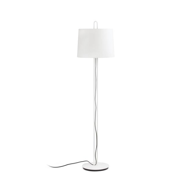 Faro Montreal - lampadaire - 160 cm - blanc et beige