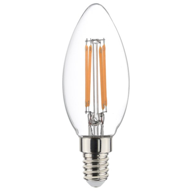 Sylvania Toledo RT Candle - E14 - Ø 3,6 x 9,9 cm - 4,5W dimmable - 2700K