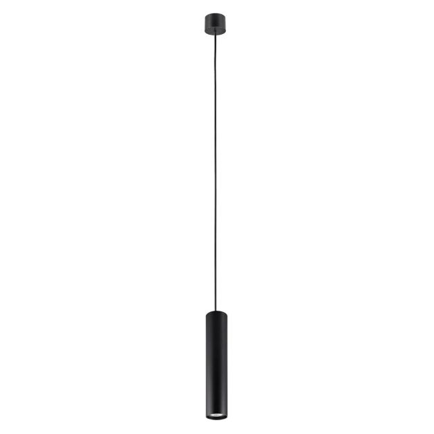 VK Lighting Edelle - suspension - Ø 5,6 x 183 cm - noir