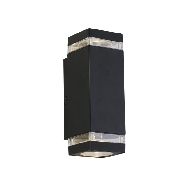 Searchlight Austin - applique d'extérieur - 8 x 24 cm - IP44 - noir