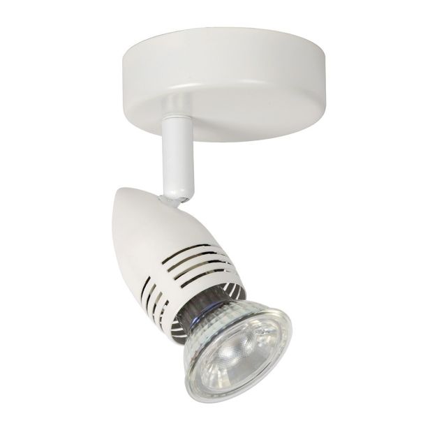 Lucide Caro 1 - spot en saillie - 9 x 13 x 9 cm - 5W LED inclus - blanc