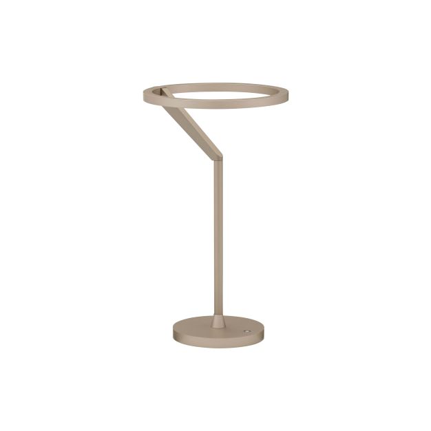 Nova Luce Tilia - lampe à poser - Ø 22 x 38 cm - 16W dimmable LED inclus - café moka