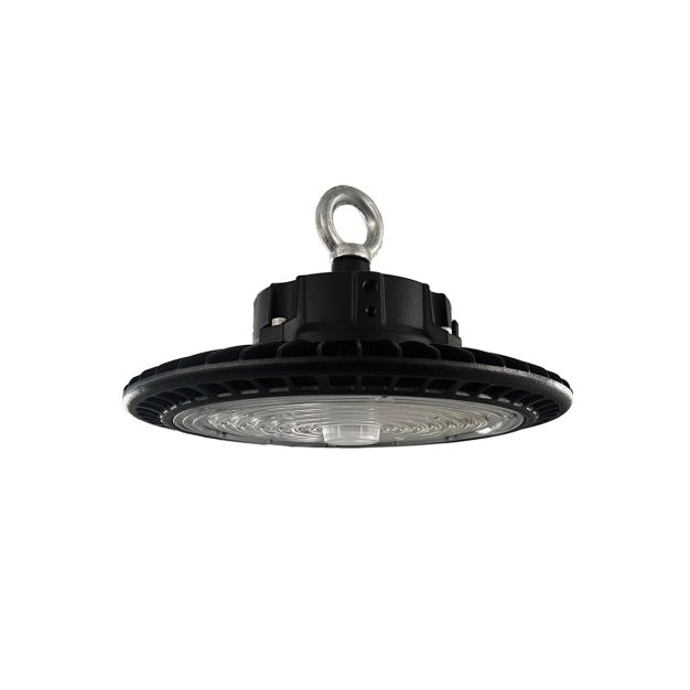 VK Lighting Arma - High Bay - Ø 23 x 13,6 cm - 100W LED inclus - couleur de lumière réglable - IP65 - noir