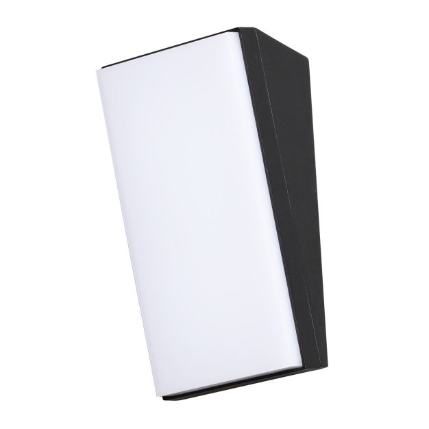 Nova Luce Keen - applique d'extérieur - 9 x 7 x 18 cm - 12W LED inclus - IP65 - noir