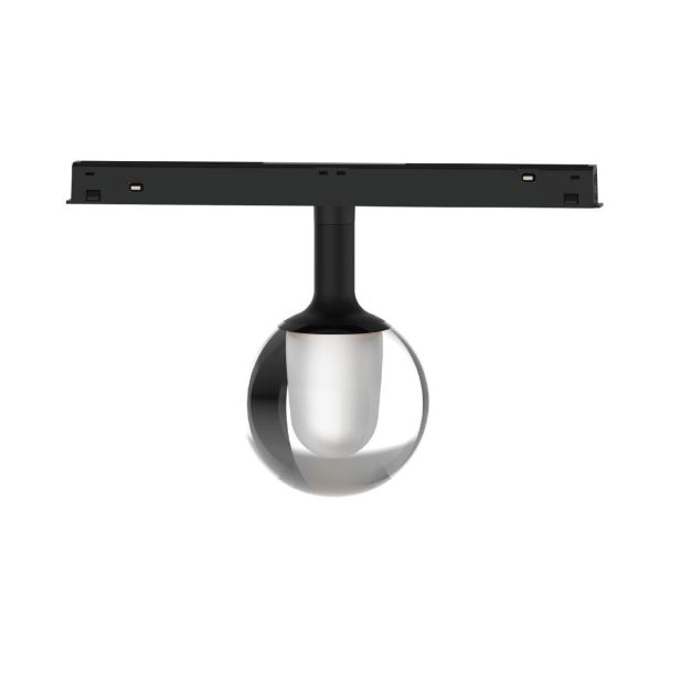 VK Lighting Eiva - système de rail magnétique - barre de rail - Ø 7,5 x 13,1 cm - 3W LED inclus - Dimmable DALI - noir