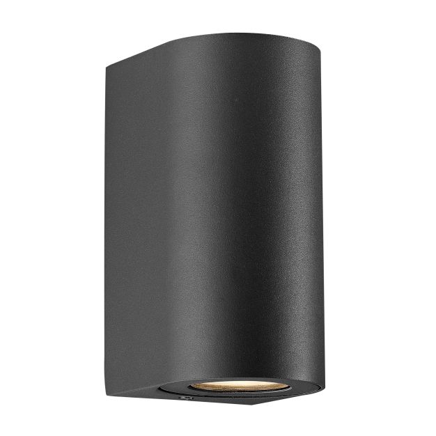 Nordlux Canto Maxi 2 - applique murale extérieure - 8,7 x 17,2 x 10 cm - IP44 - noir