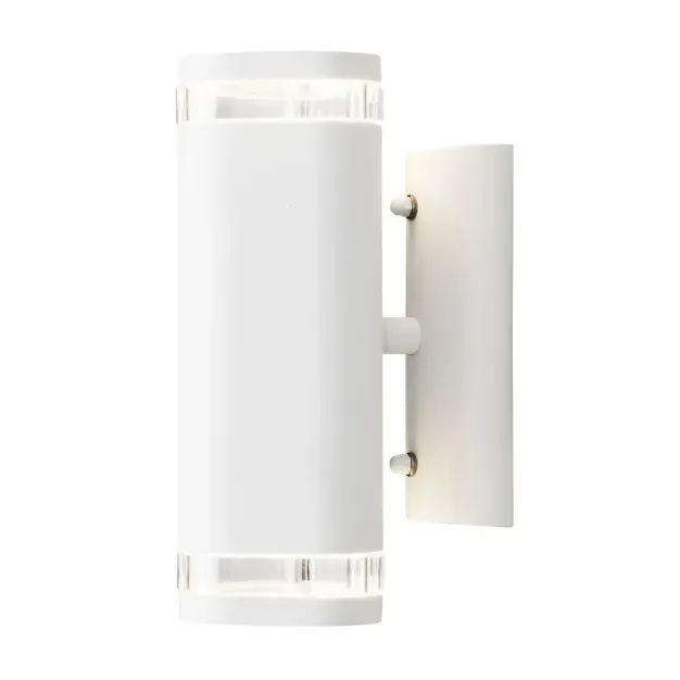 Konstsmide Modena Double - applique murale extérieure - 8,5 x 14,5 x 24 cm - IP44 - blanc