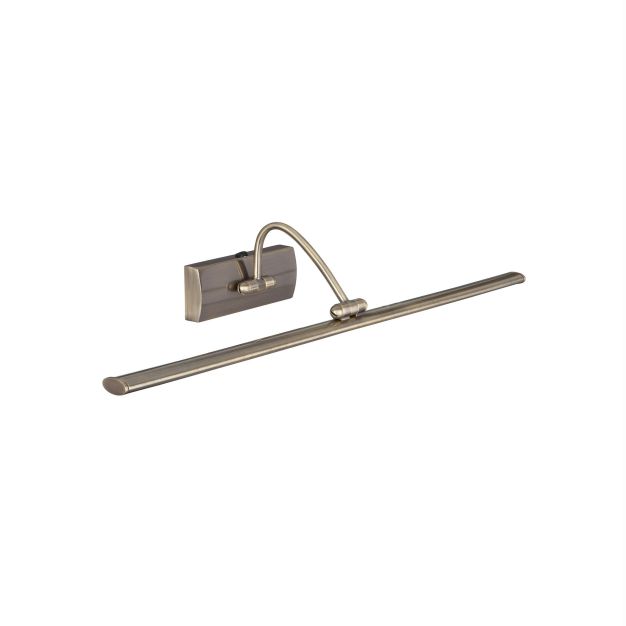 Searchlight LED Picture Lights - applique murale avec interrupteur - 64 x 11 cm - 5W LED inclus - laiton antique