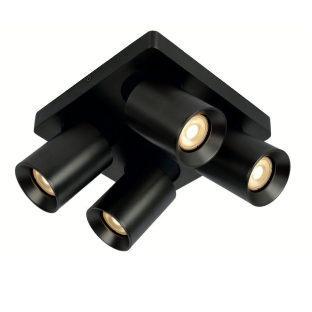 Artdelight Megano - spot en saillie 4L - 20 x 20 x 11,5 cm - anthracite métallique