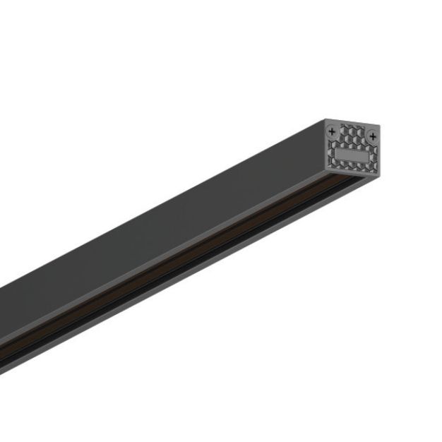 VK Lighting Eiva - système de rail magnétique - profilé de montage- 2,7 x 2,3 cm - dimmable DALI - noir