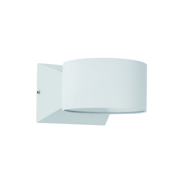 Nova Luce Chez - applique murale extérieure - 9 x 13 x 7 cm - 6W LED inclus - IP54 - blanc
