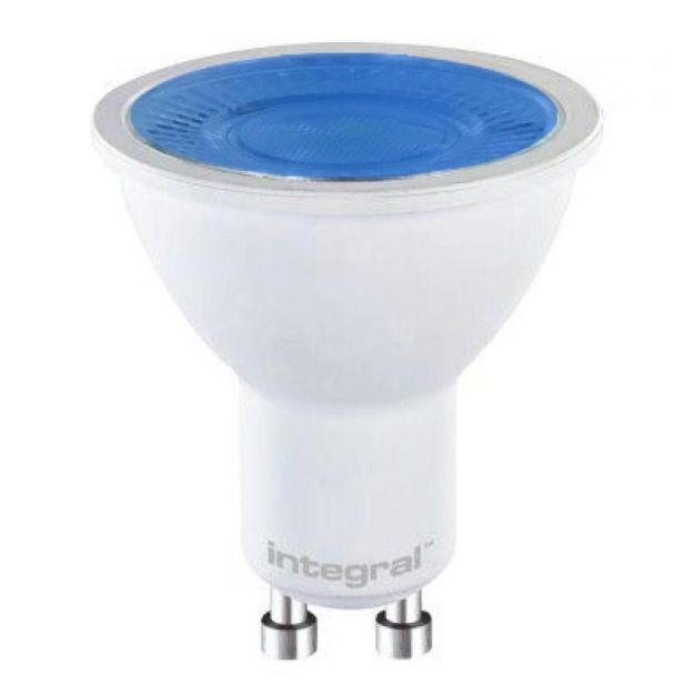 Spot LED intégré - Ø 5 x 5,6 cm - GU10 - 5W non-dimmersible - bleu